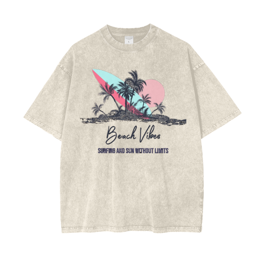 Acid Wash Oversize T-Shirt - 250 GSM