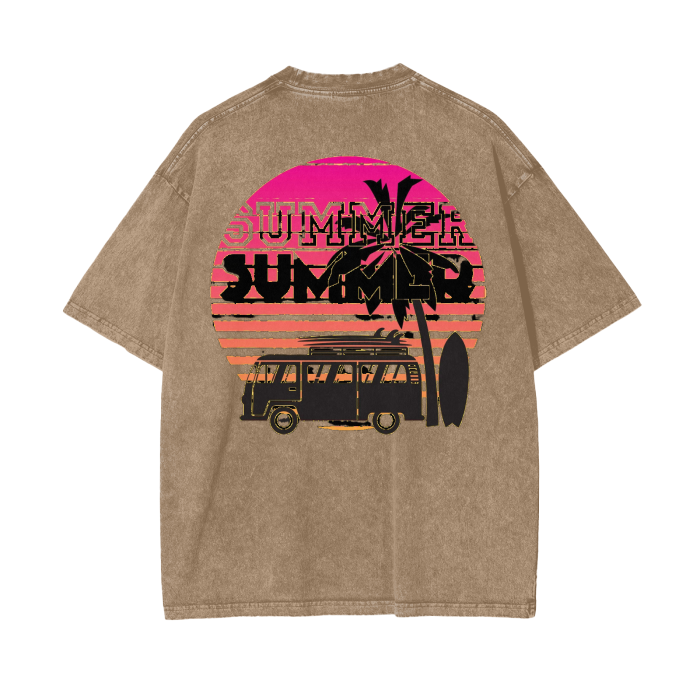 Acid Wash Oversize T-Shirt - 250 GSM