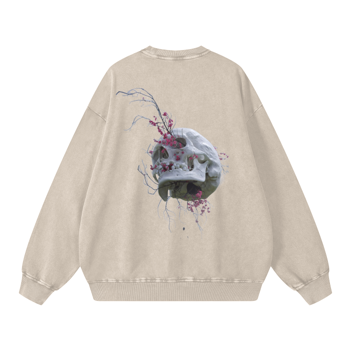 Acid Wash Oversize Sweatshirt - 360 GSM