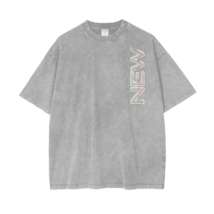 Acid Wash Oversize T-Shirt - 250 GSM