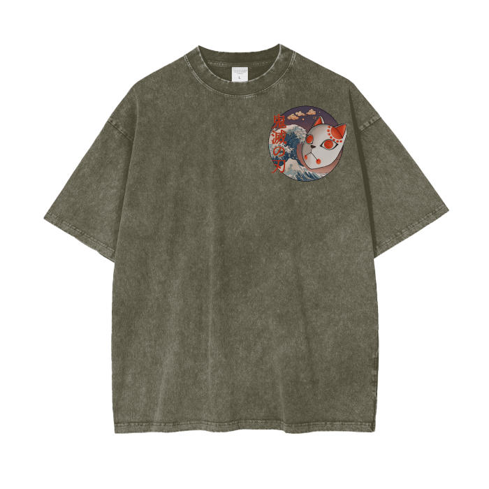 Acid Wash Oversize T-Shirt - 250 GSM