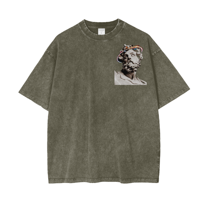 Acid Wash Oversize T-Shirt - 250 GSM