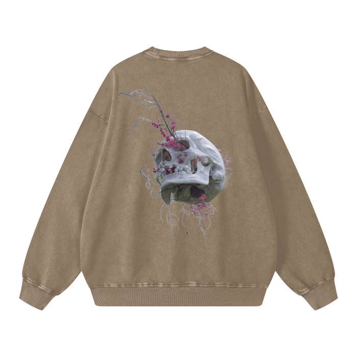 Acid Wash Oversize Sweatshirt - 360 GSM