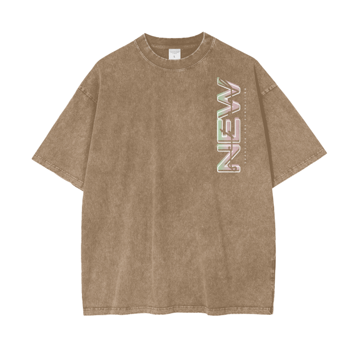 Acid Wash Oversize T-Shirt - 250 GSM