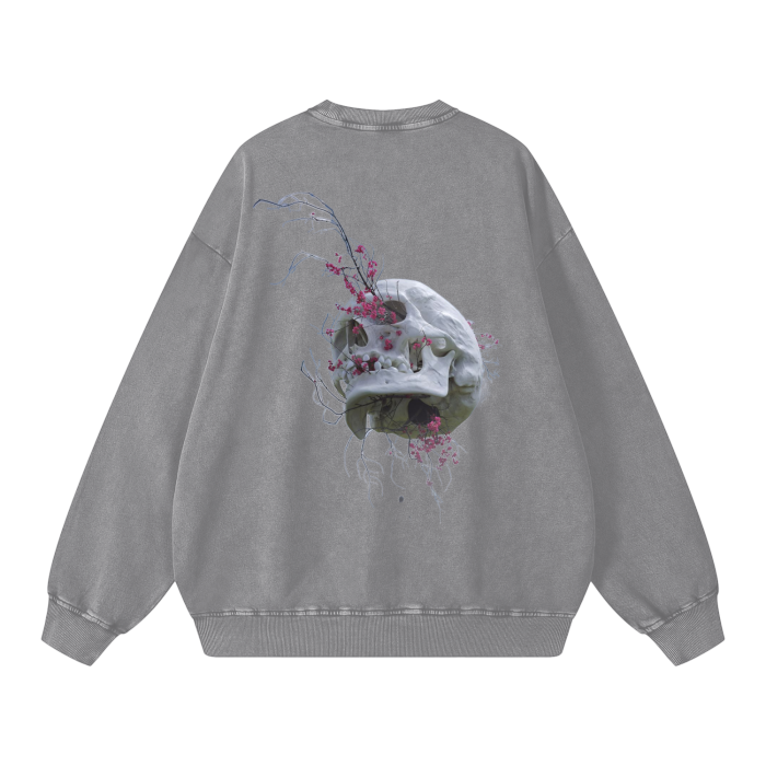 Acid Wash Oversize Sweatshirt - 360 GSM