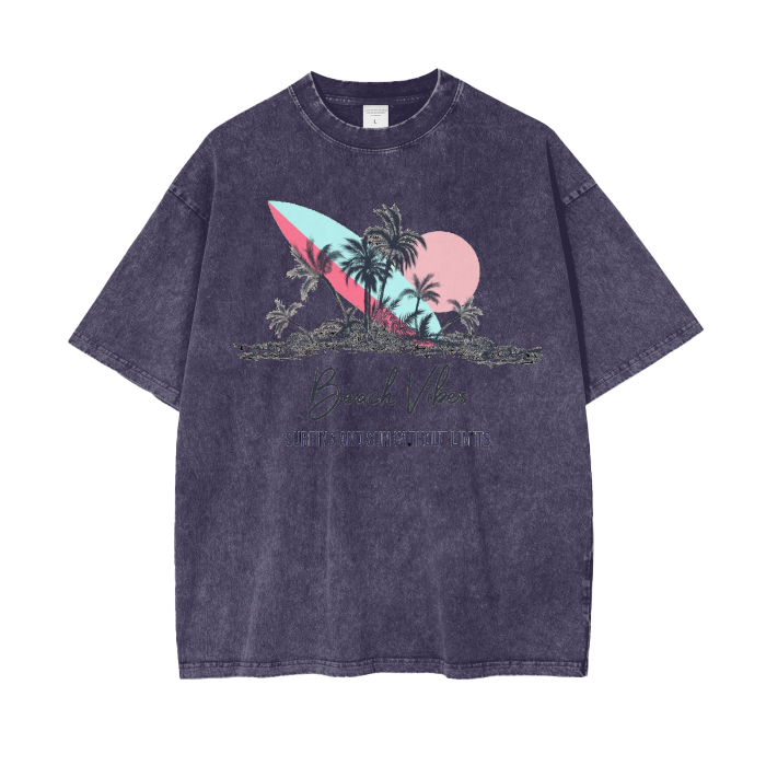 Acid Wash Oversize T-Shirt - 250 GSM