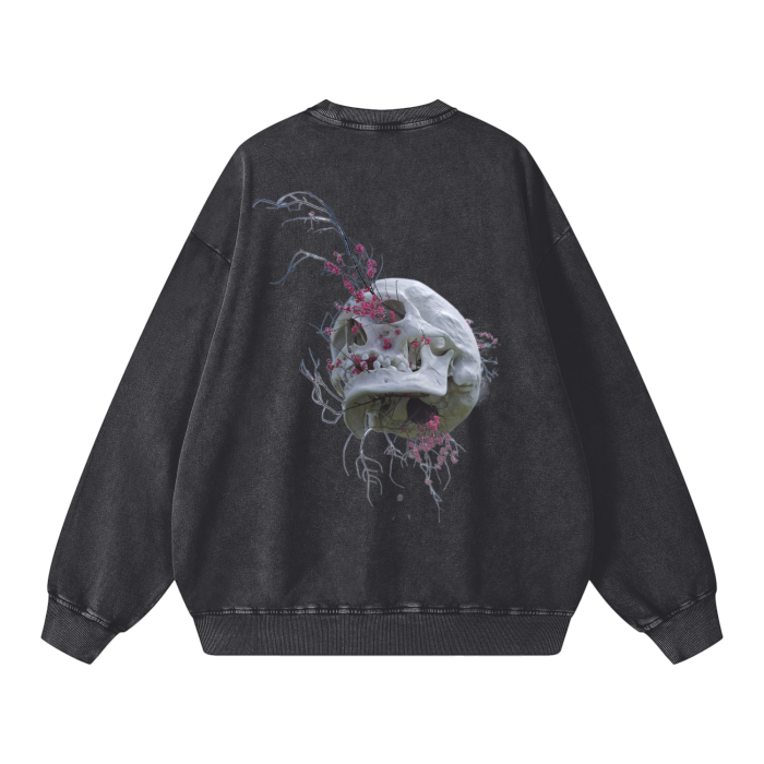 Acid Wash Oversize Sweatshirt - 360 GSM