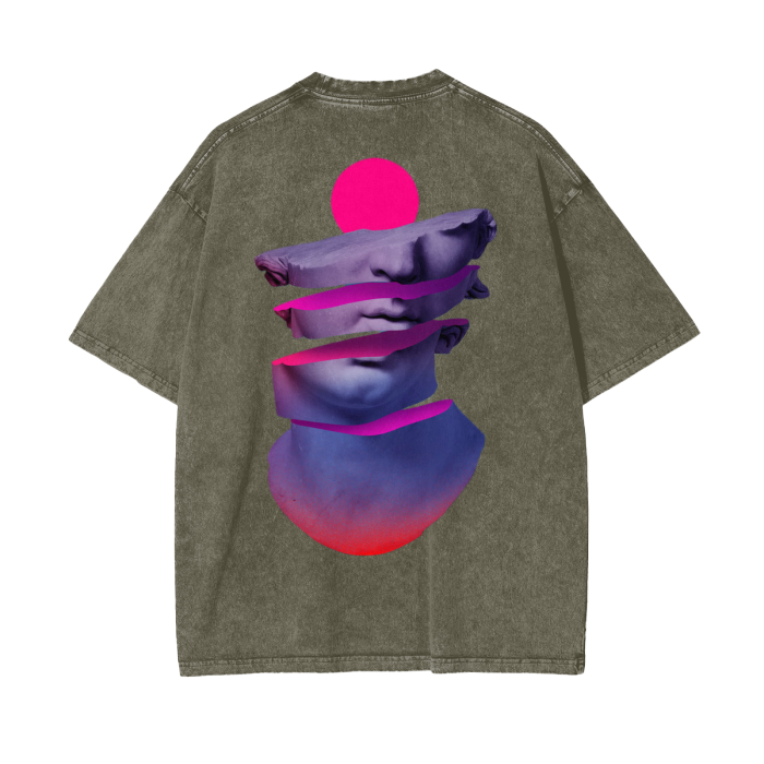 Acid Wash Oversize T-Shirt - 250 GSM